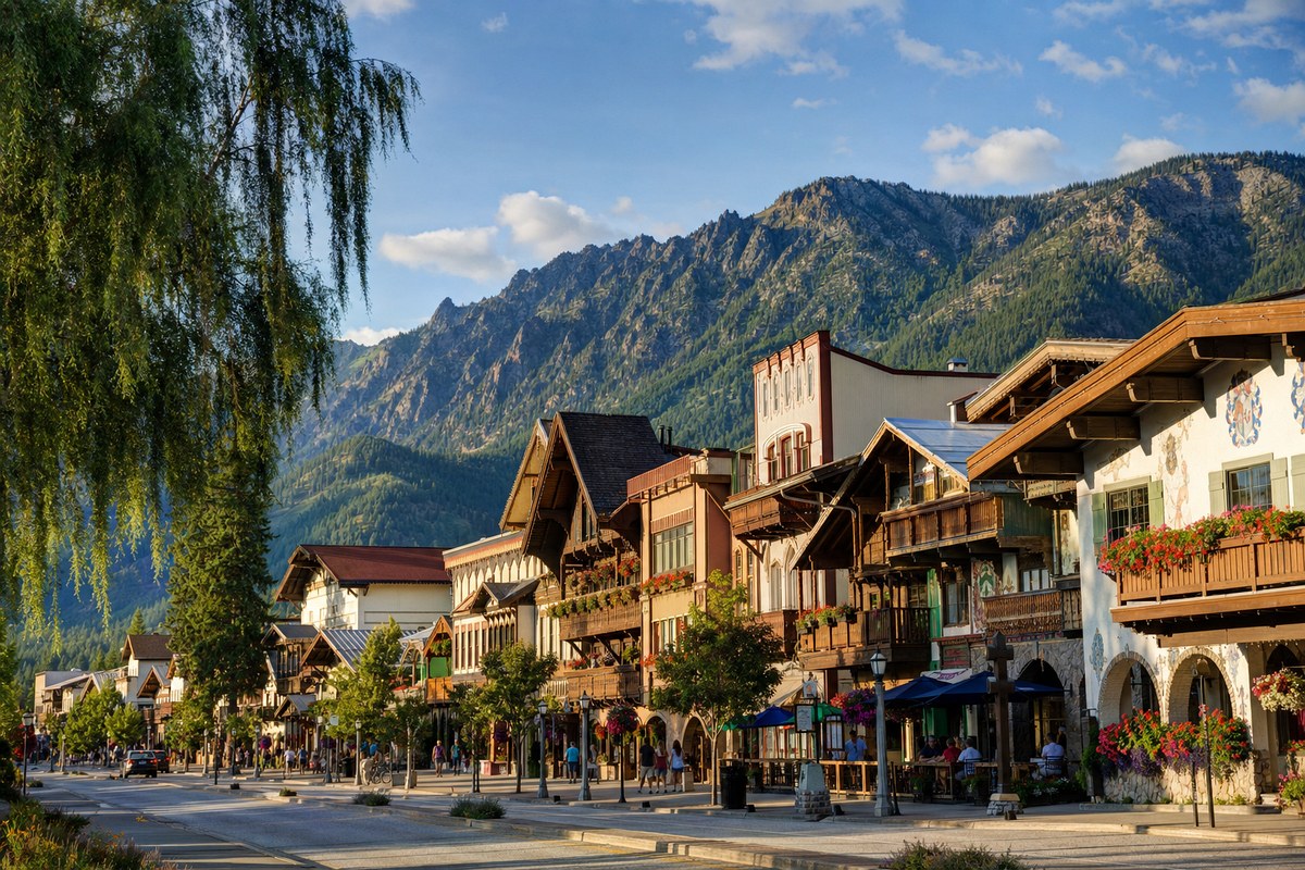 Bavarian village street